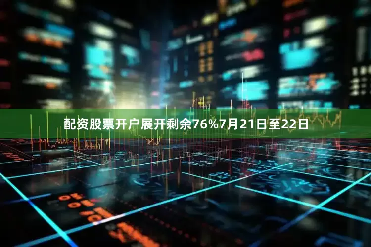 配资股票开户展开剩余76%7月21日至22日