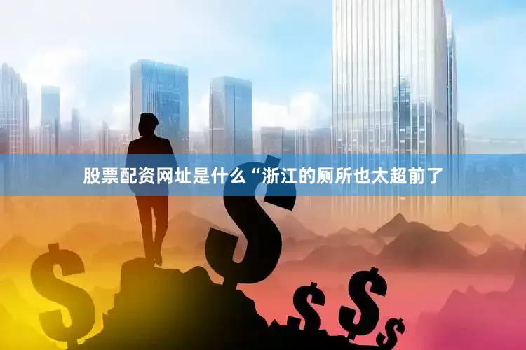 股票配资网址是什么“浙江的厕所也太超前了